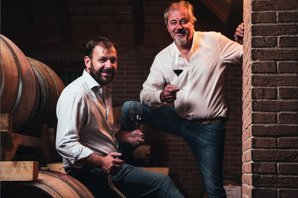 Natalino Fasoli e Matteo Fasoli di Fasoli Gino, azienda di vino biologico e vegano nel Veneto