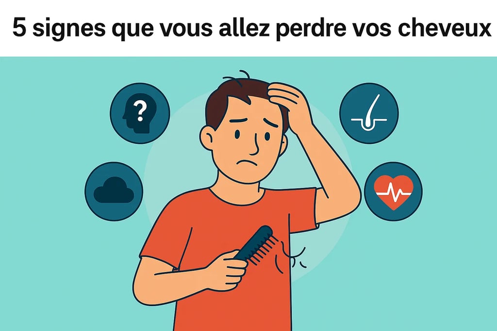 signes perte de cheveux, alopécie, bien etre, chute de cheveux, recherche sante