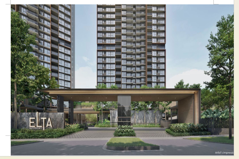 ELTA new launch condo exterior view