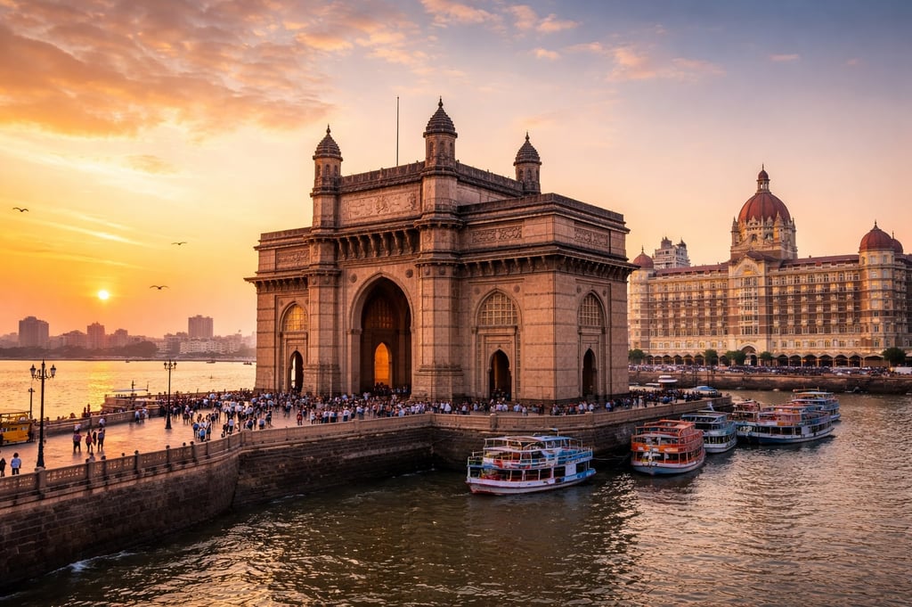 Gateway of India at sunset