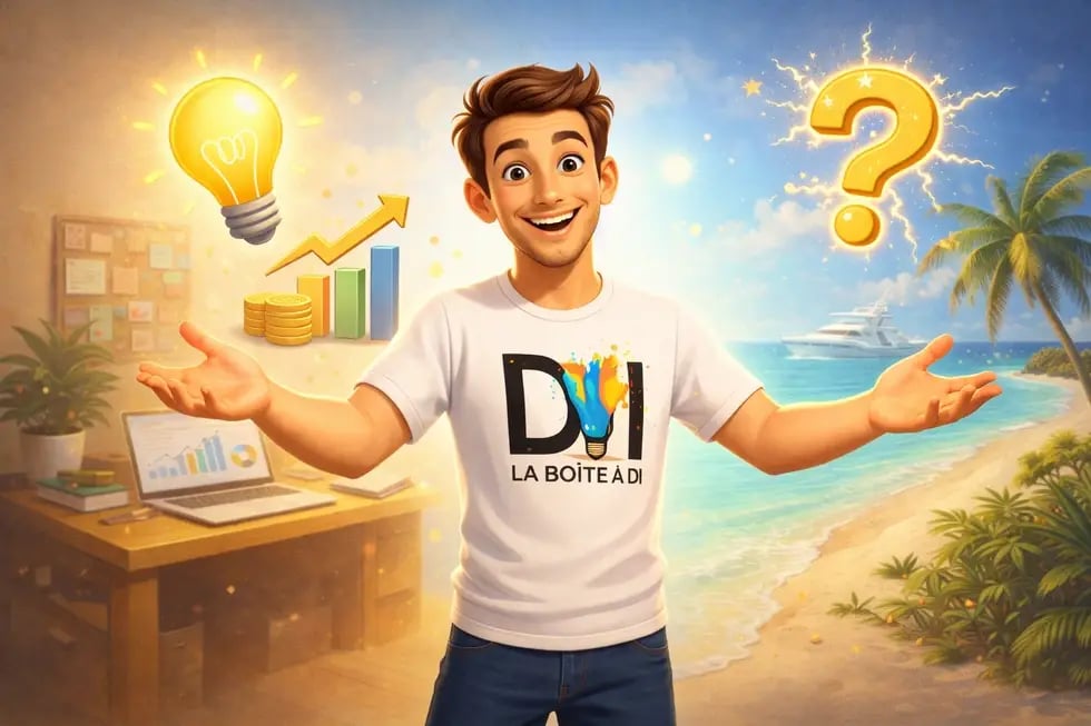Illustration 3D de Dam découvrant pourquoi apprendre le SEO peut réellement changer sa vie professionnelle