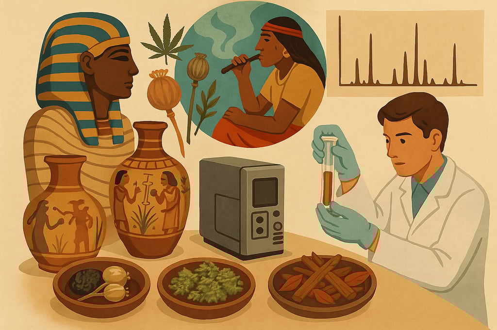 evidencia arqueológica de ayahuasca precolombina