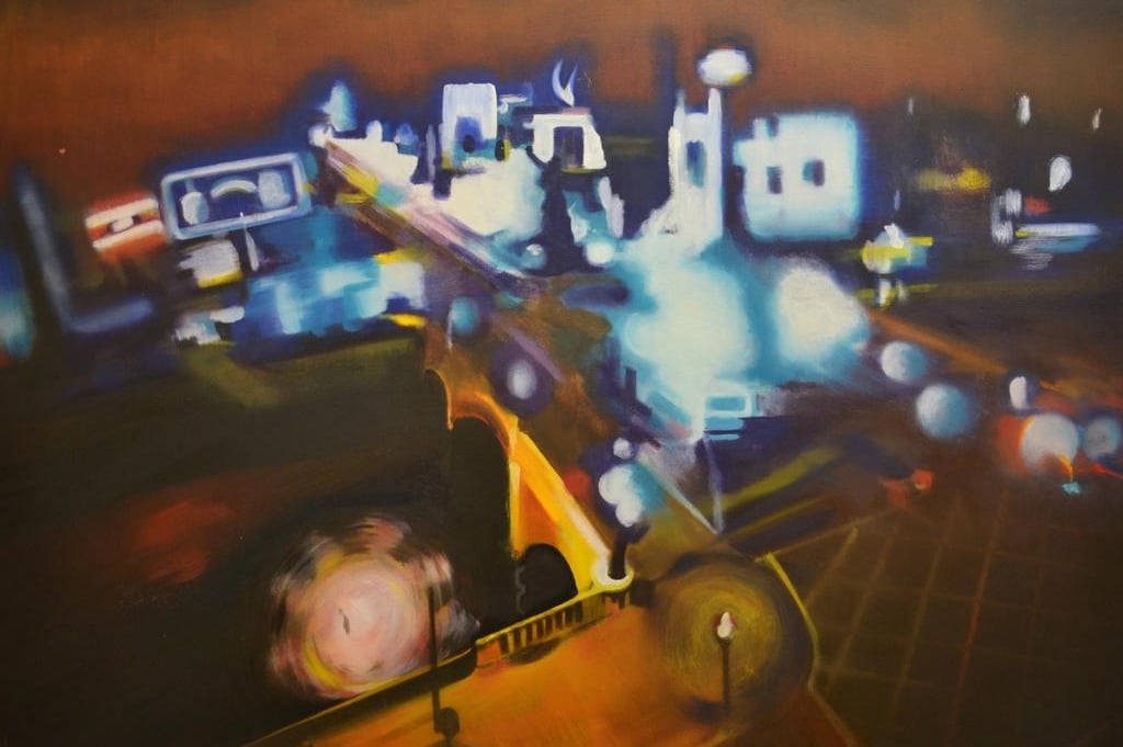 Misty Night O'Connell Street & Bridge