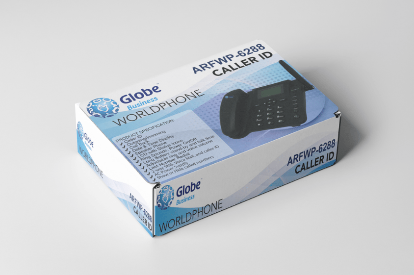 a box of a phone phone with a box of the phone