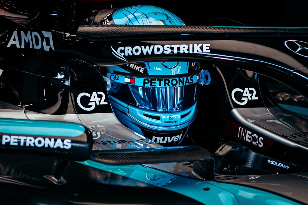 George'as Russellas Mercedes Formulė-1
