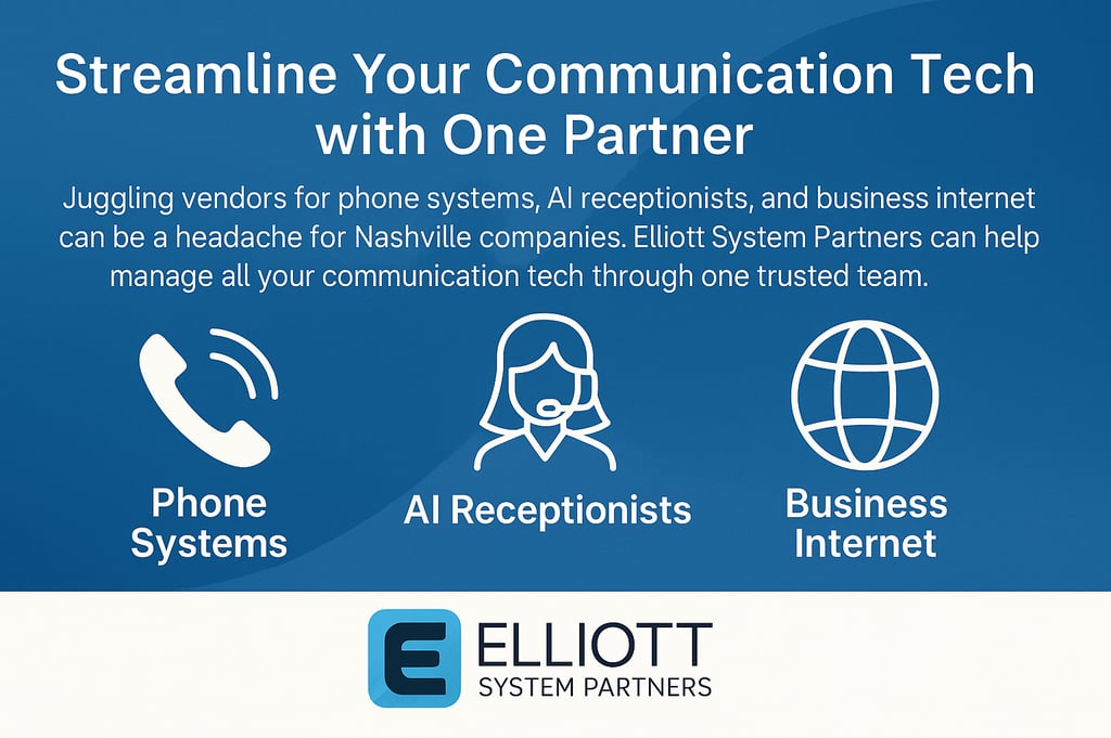 Elliott System Partners - Phone Systems - Ai Receptionist - Nashville