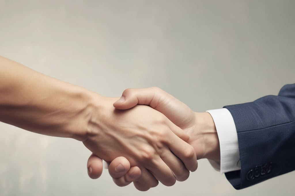 person holding hands of another person