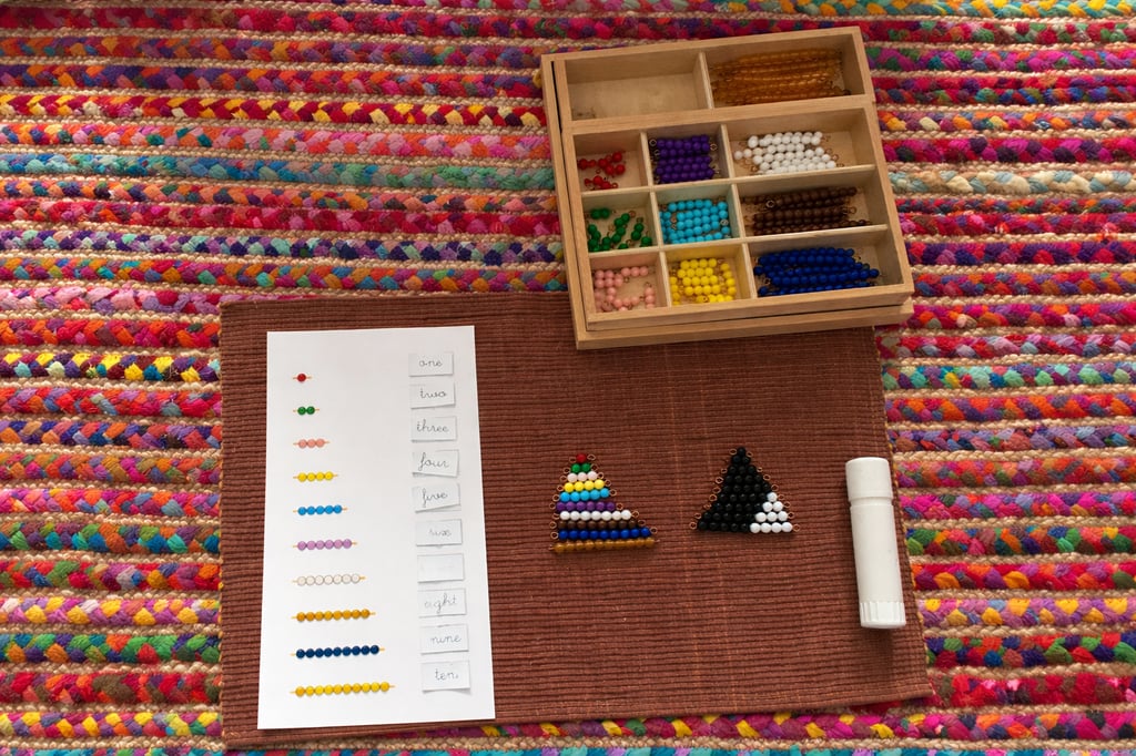 home education montessori maths material