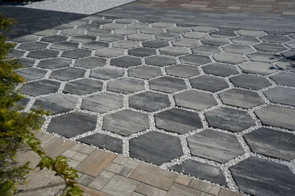 Heksagon modernios eko plytelės