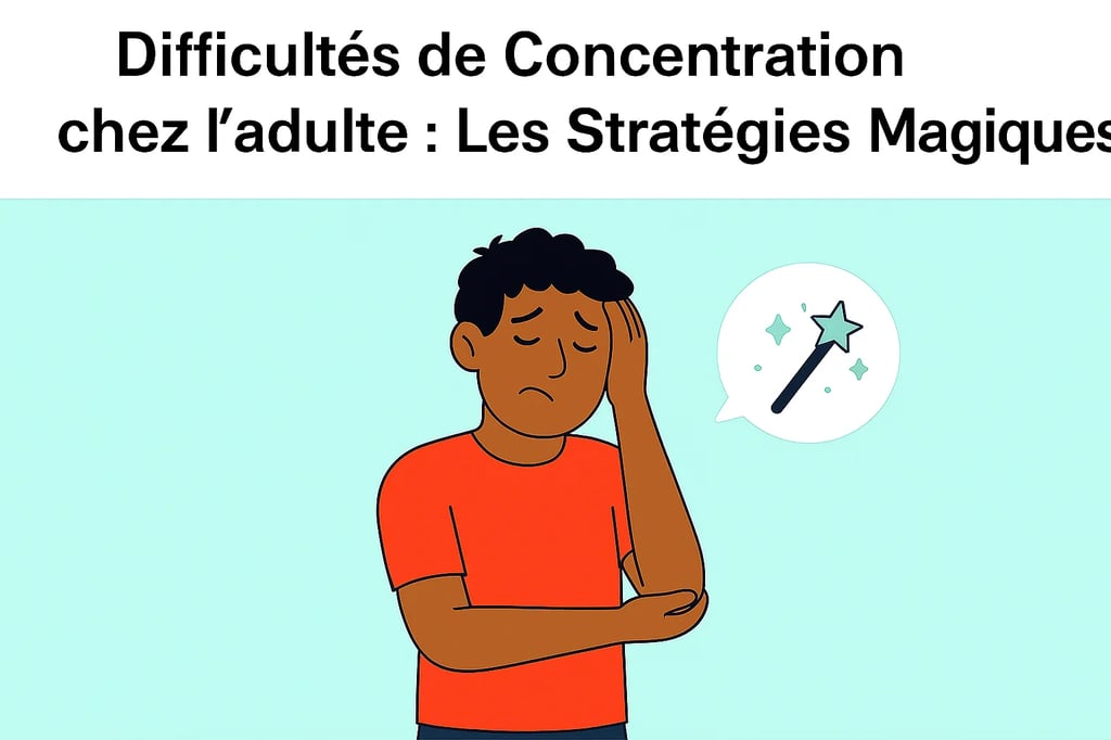 Adulte distrait devant un ordinateur, symbolisant les troubles de concentration liés au TDAH.