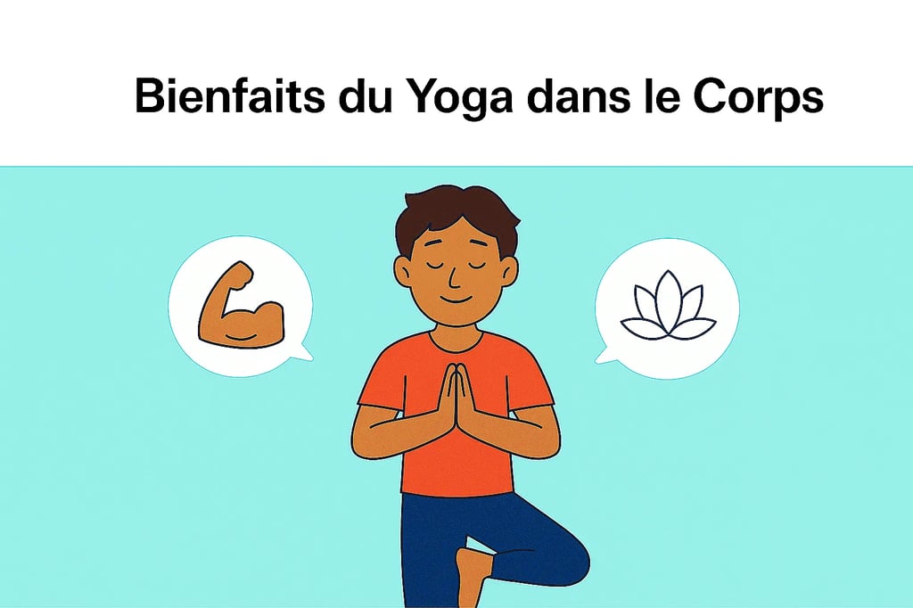 homme en posture de yoga, bienfait du yoga, bien etre, recherchesante.com