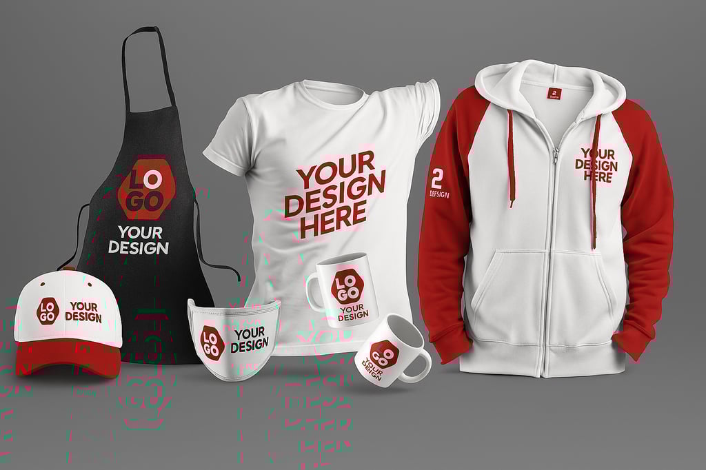 Custom merchandise items