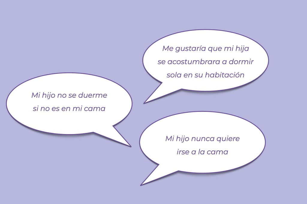 Mi hijo no se duerme si no es en mi cama