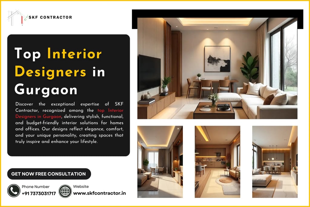 Top Interior Designers in Gurgaon