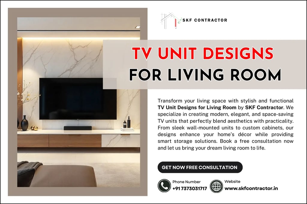 Tv Unit Designs For Living Room