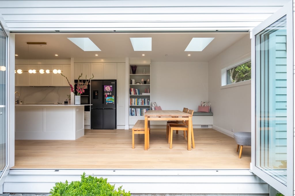 Bifold doors home renovation Peaky Builders Wellington
