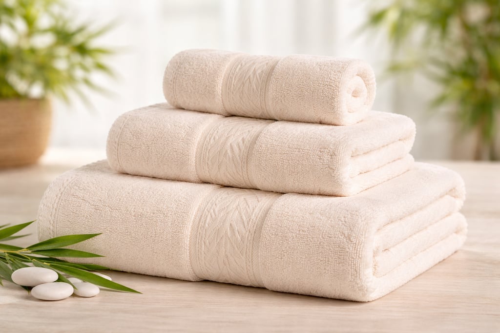 Eco friendly bamboo towels for export
