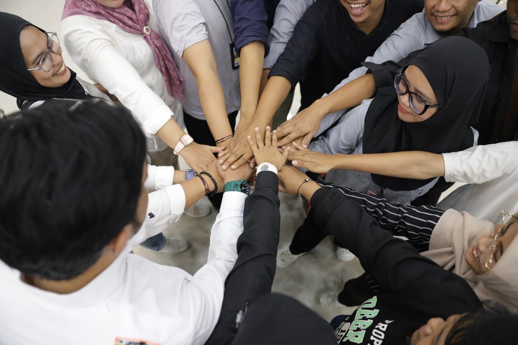 Kekompakan tim saat melaksanakan event