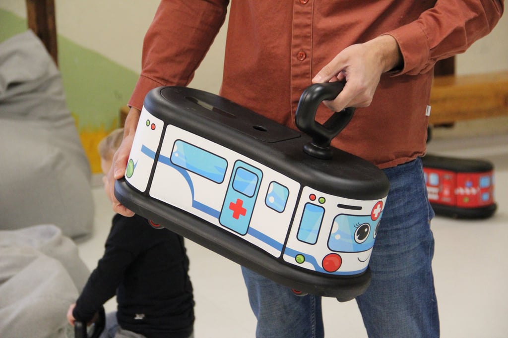 Greitosios medicinos pagalbos paspiriama mašinėlė, lengva, kokybiška, išskirtinė