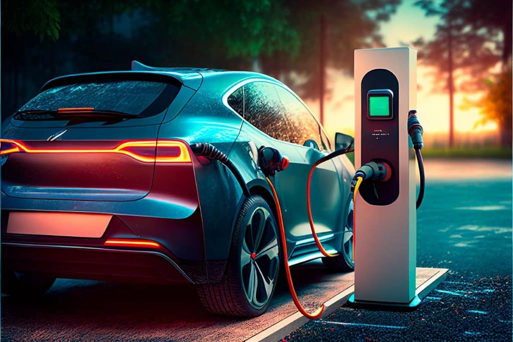 Borne de recharge solaire