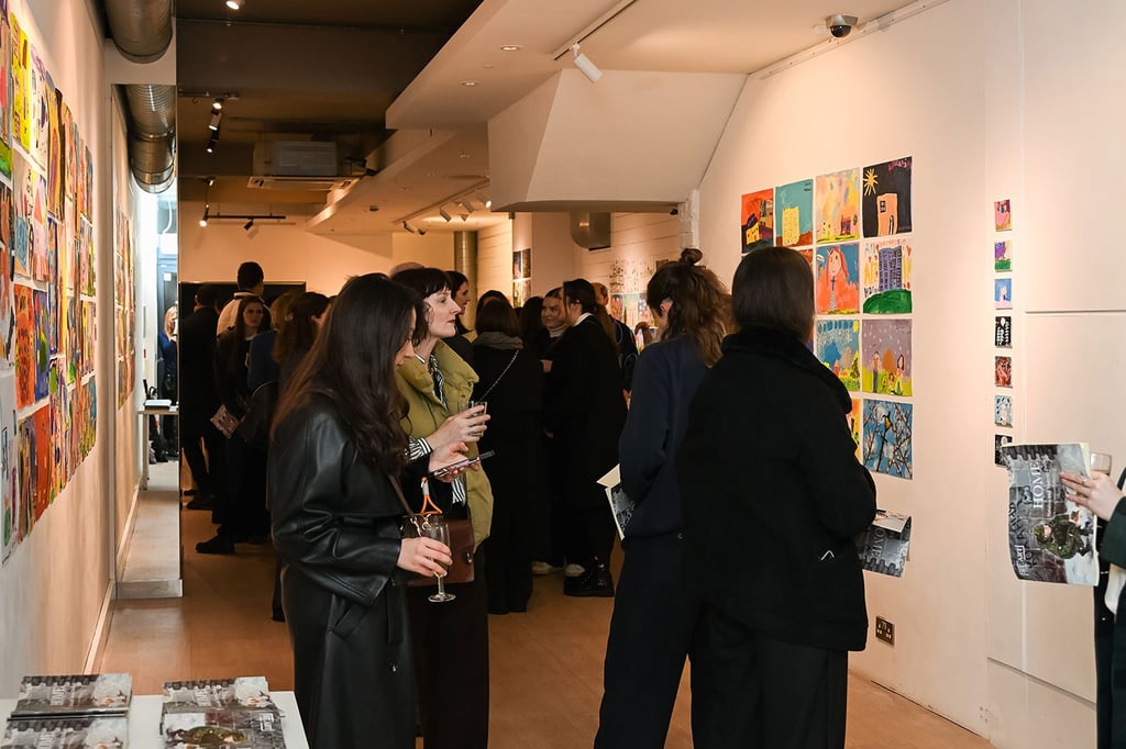 people visiting the exhibition