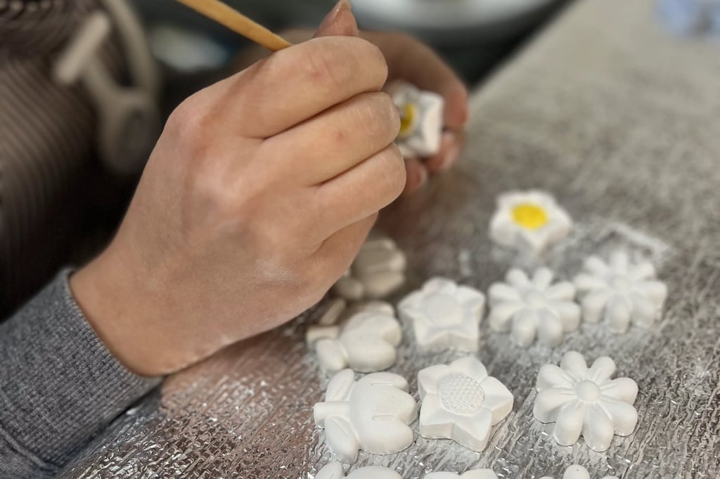 Oggetti artigianali in polvere di marmo