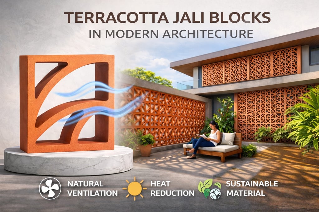 Benifits of terracotta jali