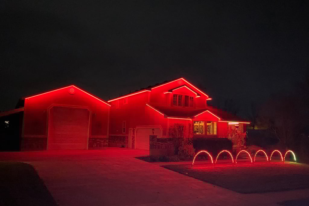 Christmas Display in North Logan, Utah