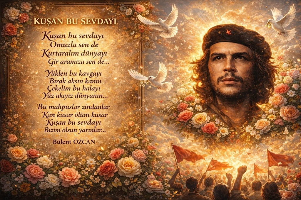 Kuşan Bu Sevdayı - Şiir- Bülent Özcan - Fotoğraf: Che Guevara