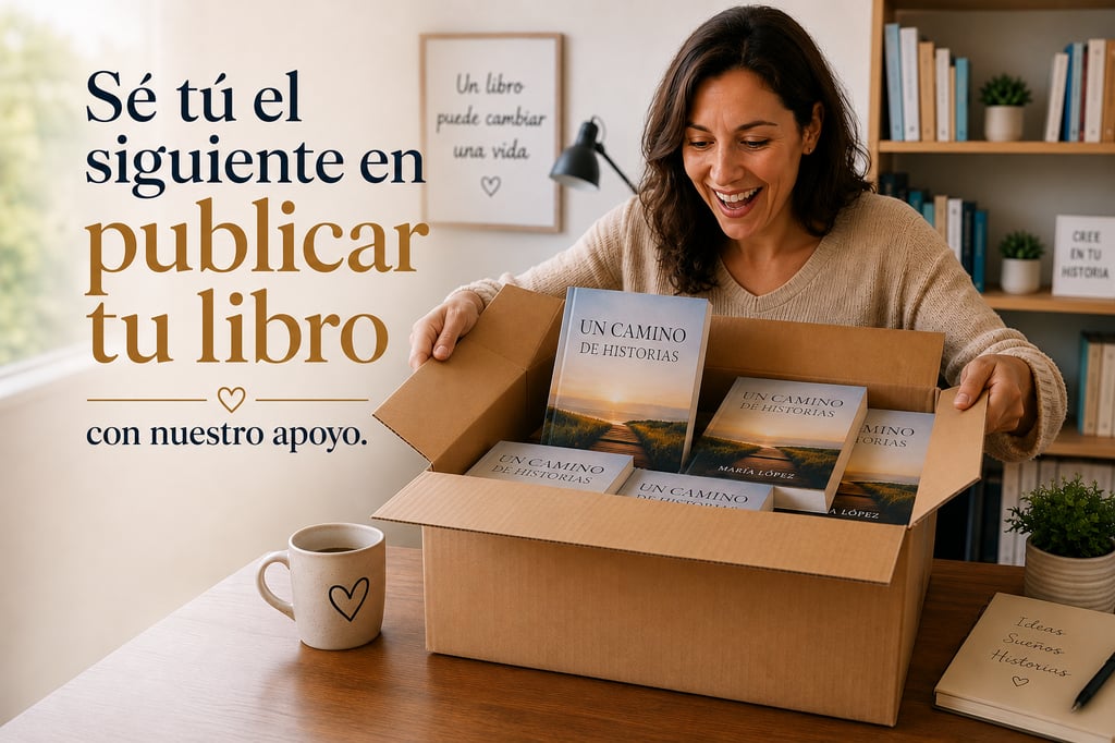 Publica tu propio libro con nuestra ayuda