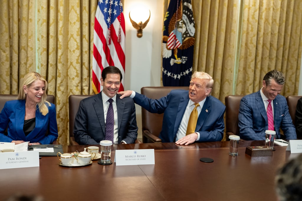 White House Trump Admin Cabinet Meeting