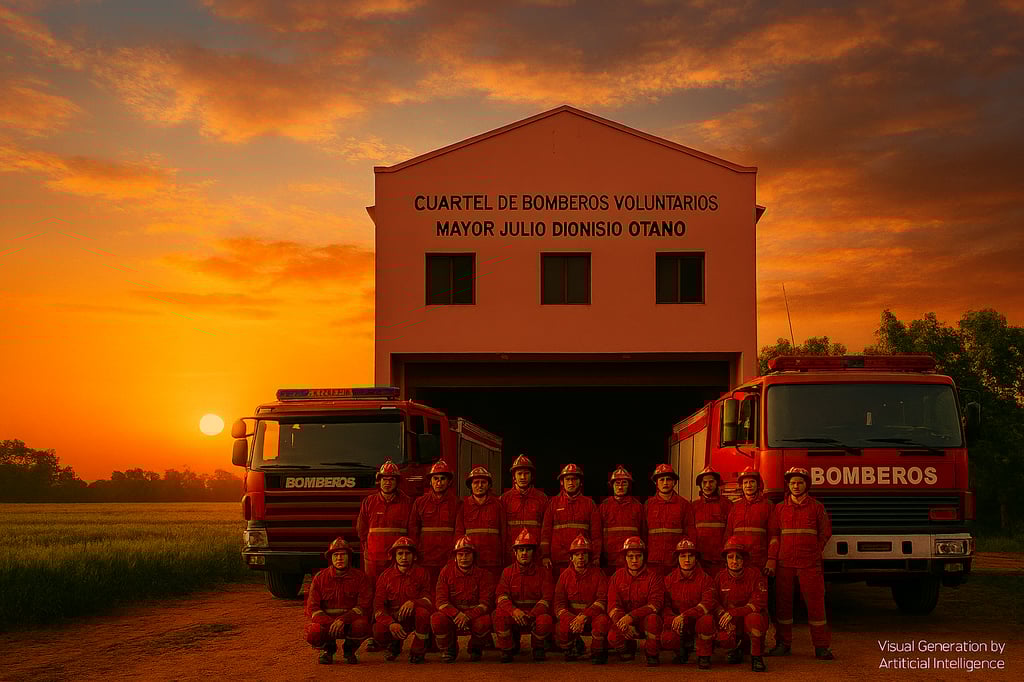 Cuartel de bomberos voluntarios de Mayor Julio Dionisio Otaño - Itapua - Paraguay