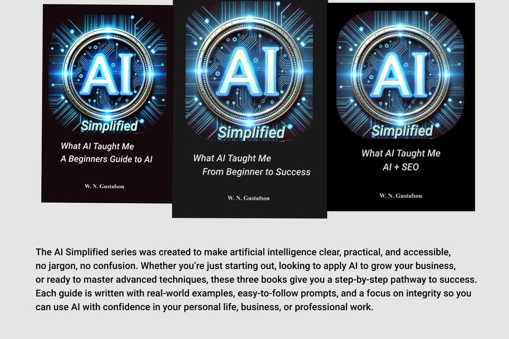 AI Simplified AI Prompt Manuals 3 Book Series