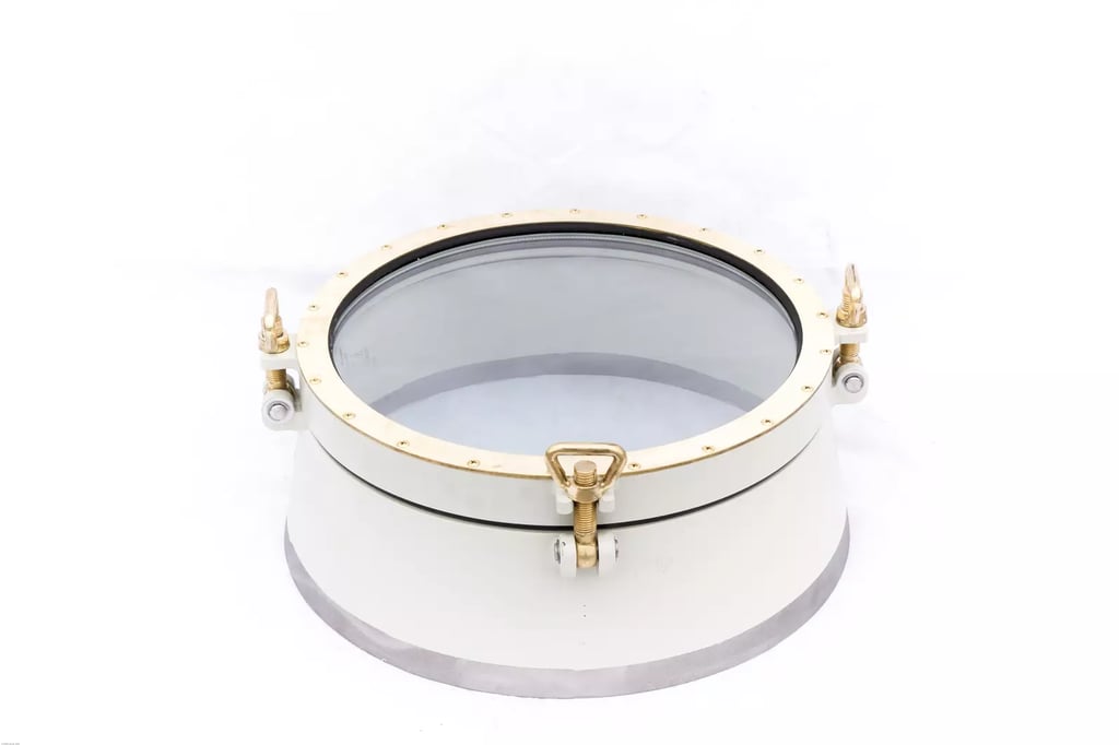 Algemeen overzicht van de robuuste 450mm staal/messing patrijspoort