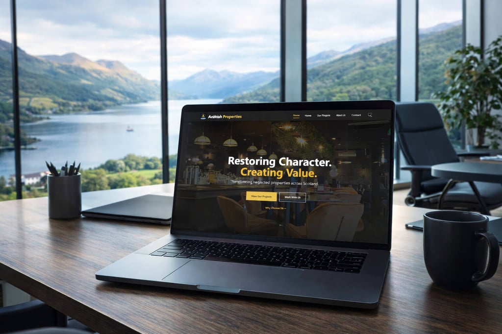 Ardleish Properties - Bespoke Website