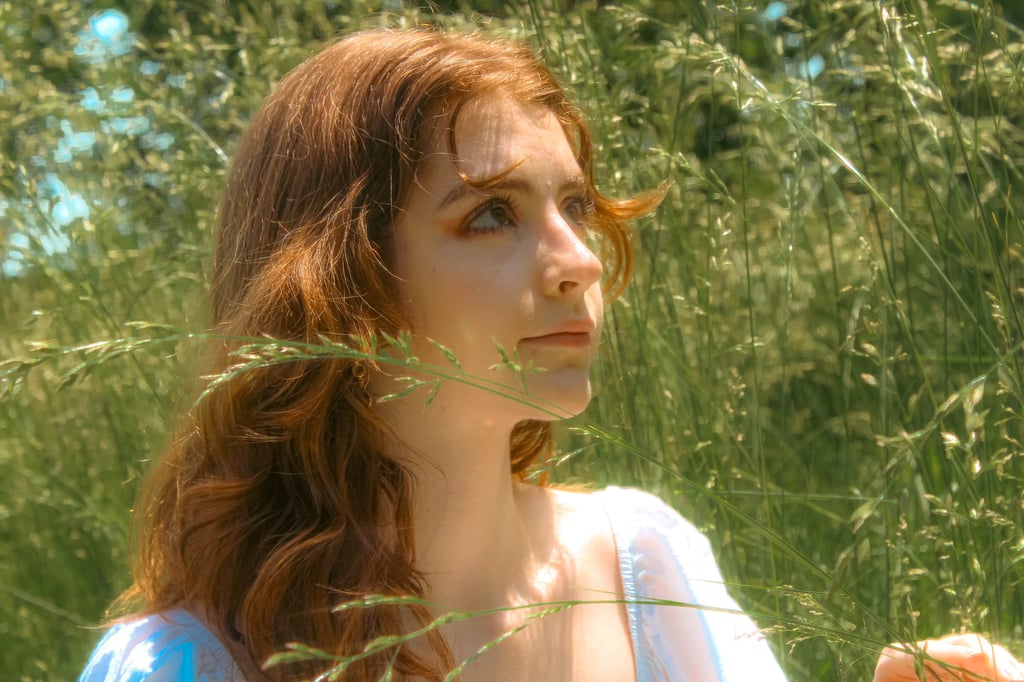 dreamy senior portrait of fauquier high school senior 2026 at crockett park, northern virginia