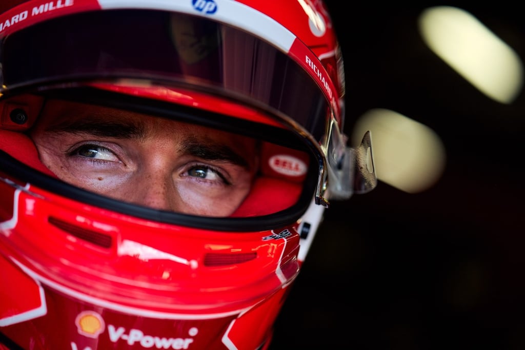 Charlesas Leclercas Ferrari Formulė-1