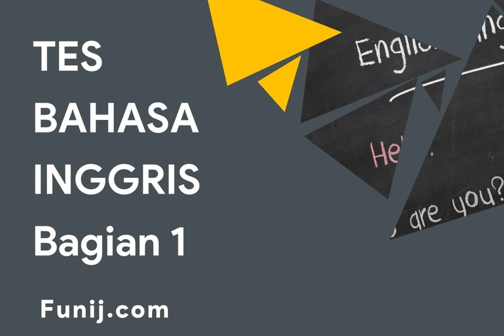 Tes Bahasa inggris