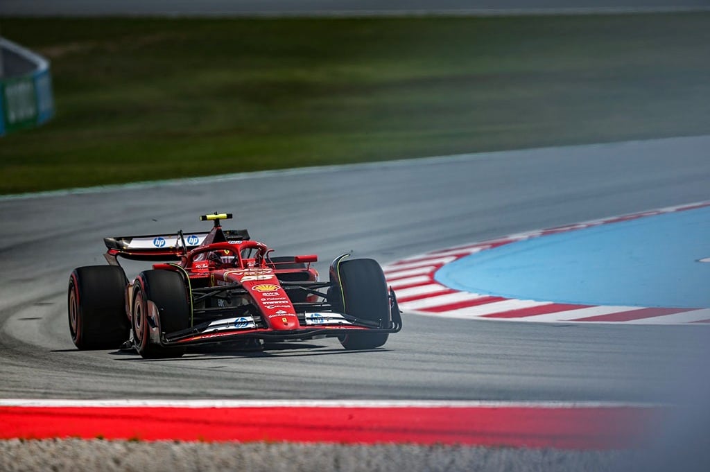 Carlosas Sainzas Ferrari