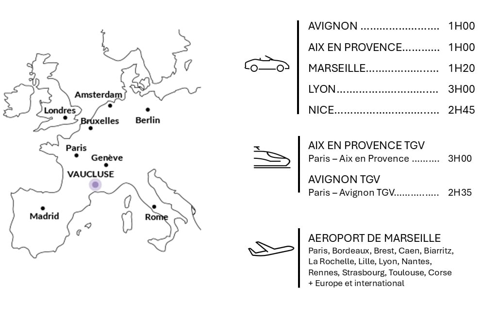 Venir à la Tiny-house de Saignon (Luberon)