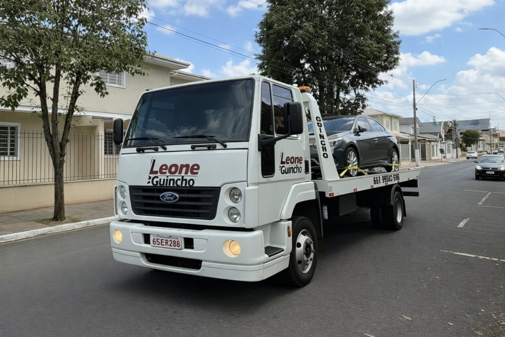 Reboque de uma carro quebrado na Samambaia e levado para Ceilândia