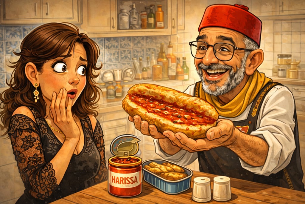 le sandwich optimiste de tajerouine-kasbah de ridha