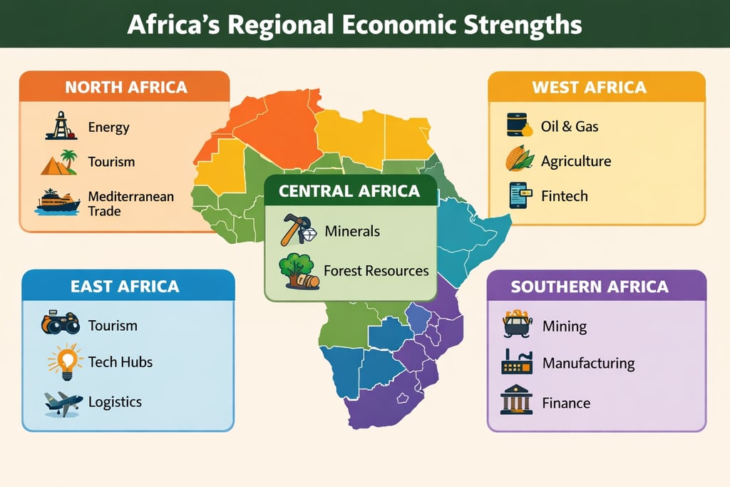 africa regional economic strengths