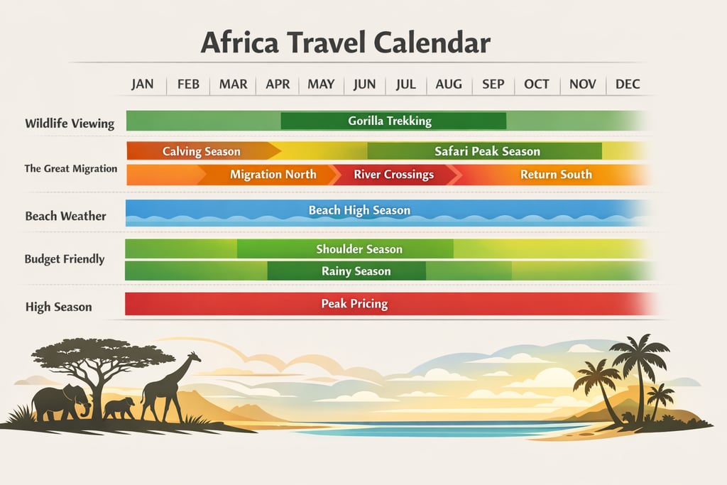 africa travel calendar