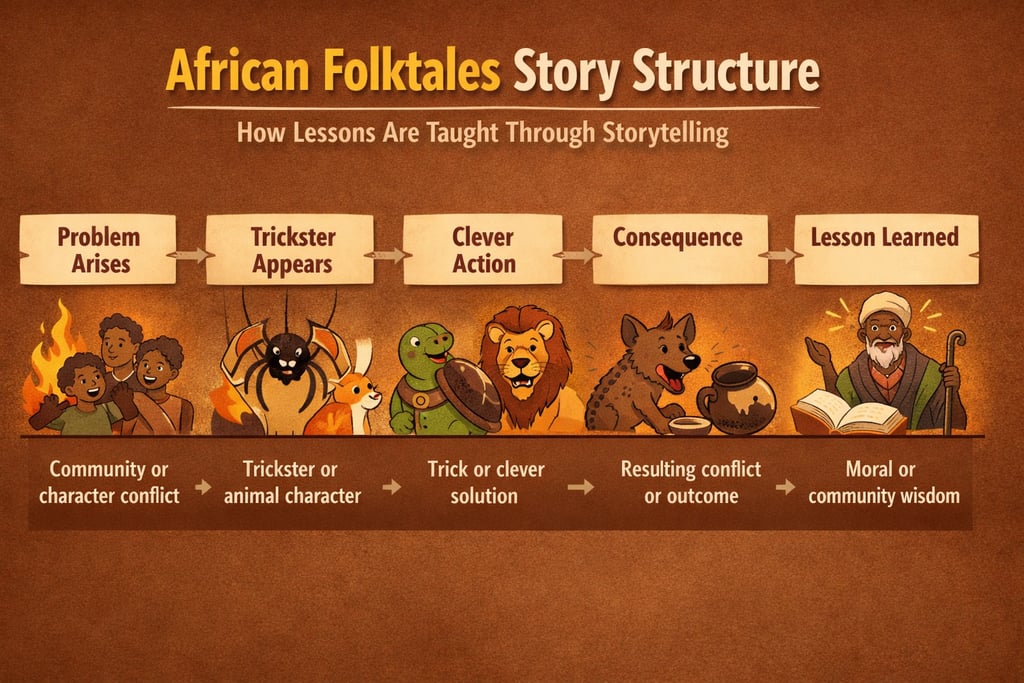 african folktales storytelling structure