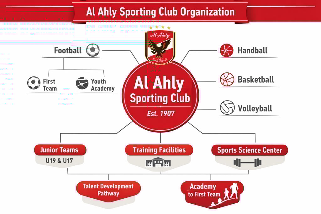 al ahly sporting club organisation chart