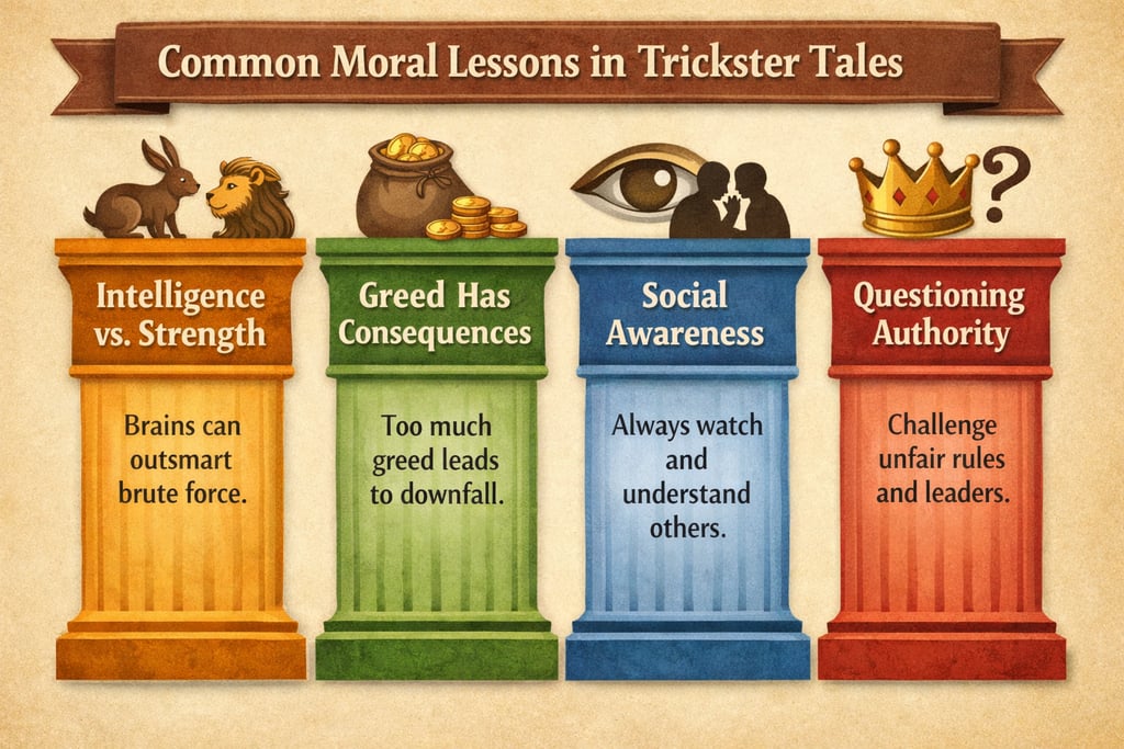 common moral lessons from trickster tales