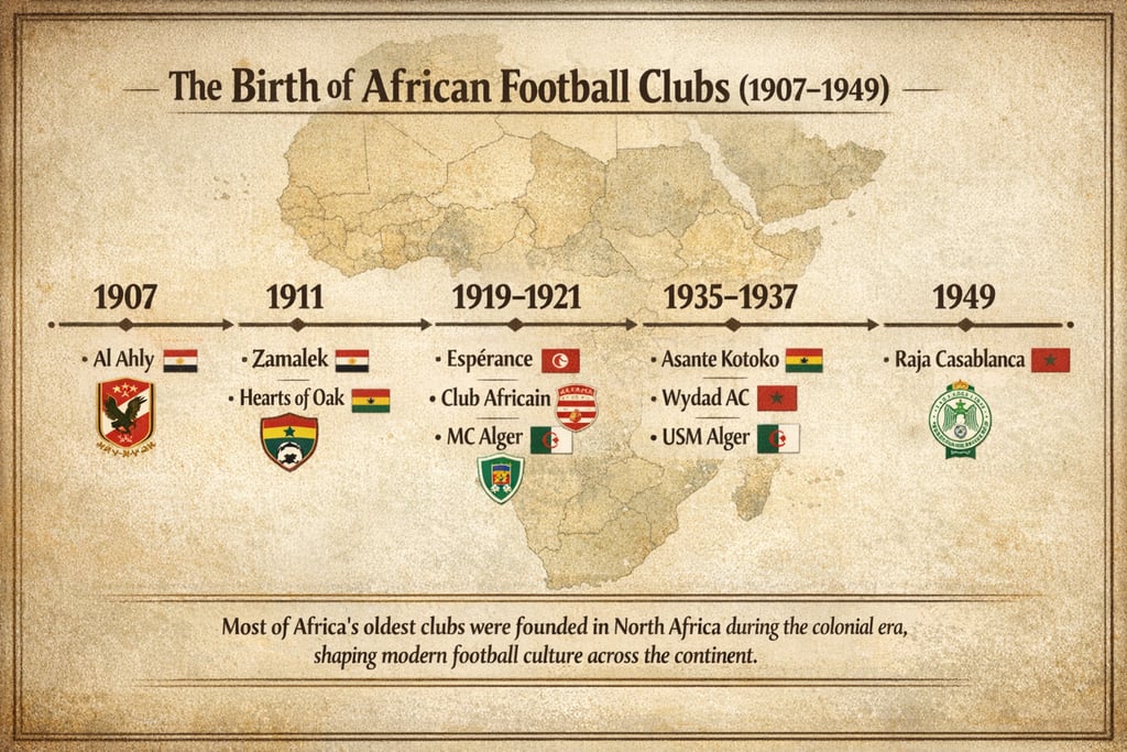 The birth of African football clubs