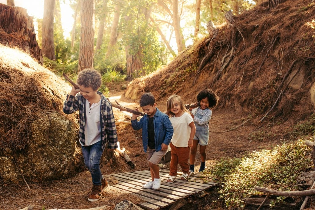 Gozdni vrtec - sodelovalne igre