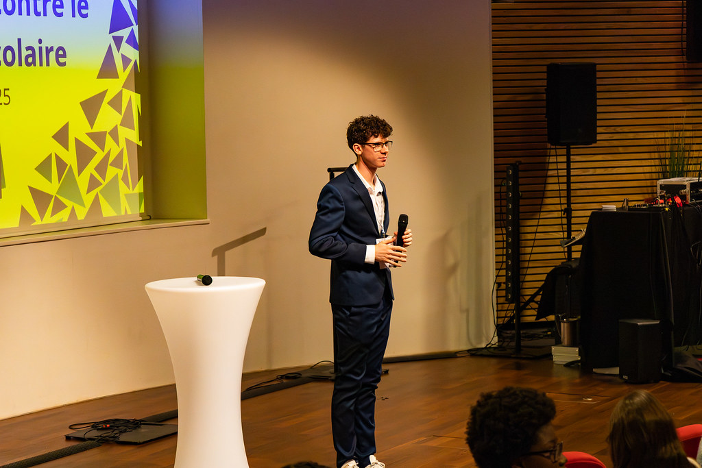 Enzo CHRISTOPHE--ROMAIN - Co-présdient fondateur d'Harc'Event lors de sa prise de parole 2025 
